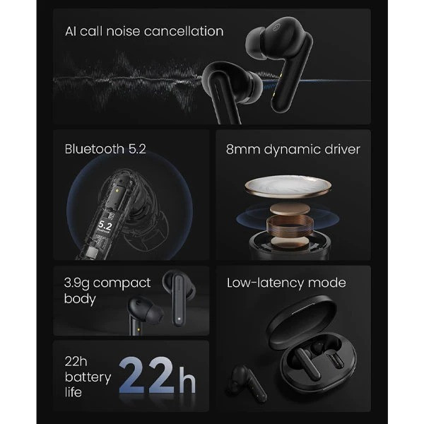 هدفون بی سیم شیائومی مدل هایلو GT7 Neo(نویز کنسلینگ)