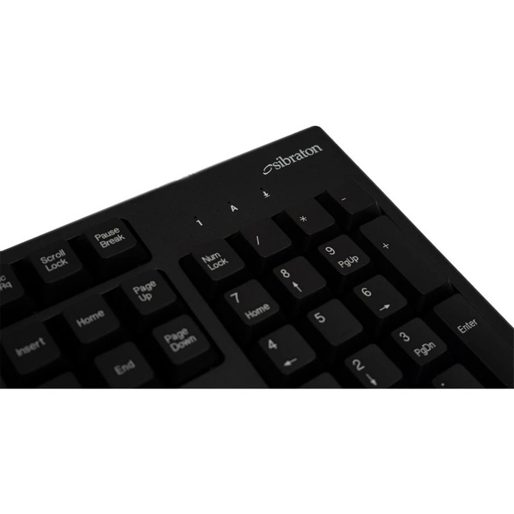 کیبورد بی سیم سیبراتون مدل SKB557W