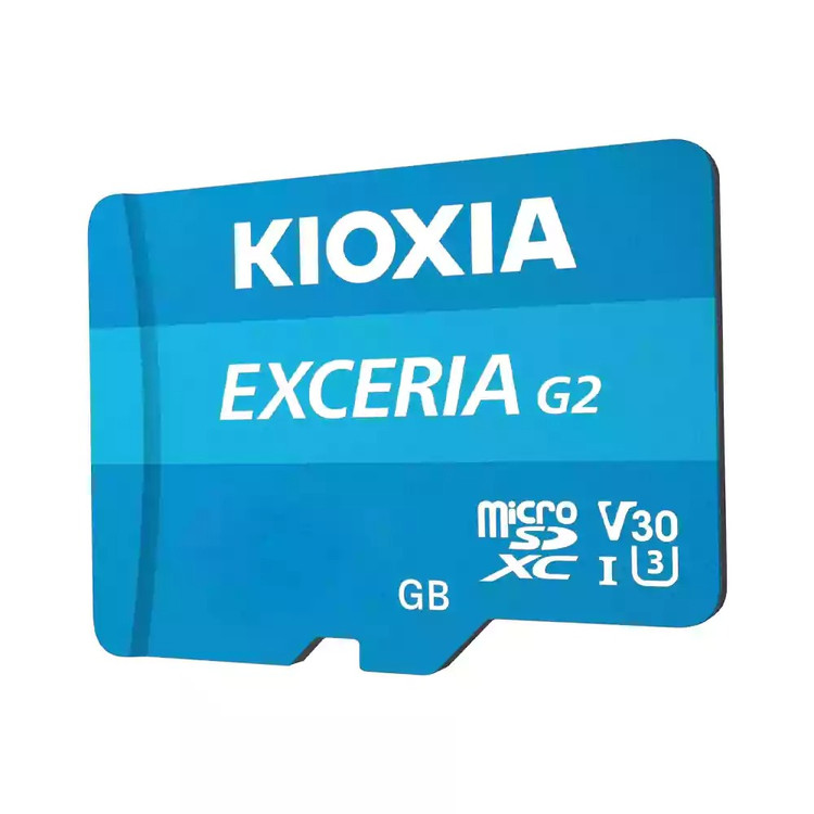 کارت حافظه میکرو کیوکسیا مدل EXCERIA G2 V30 U3 A1 100MB/s ظرفیت 64 گیگابایت