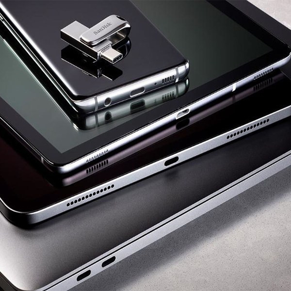 فلش مموری OTG تایپ سی سن دیسک مدل DDC LUXE USB 3.1 ظرفیت 1 ترابایت