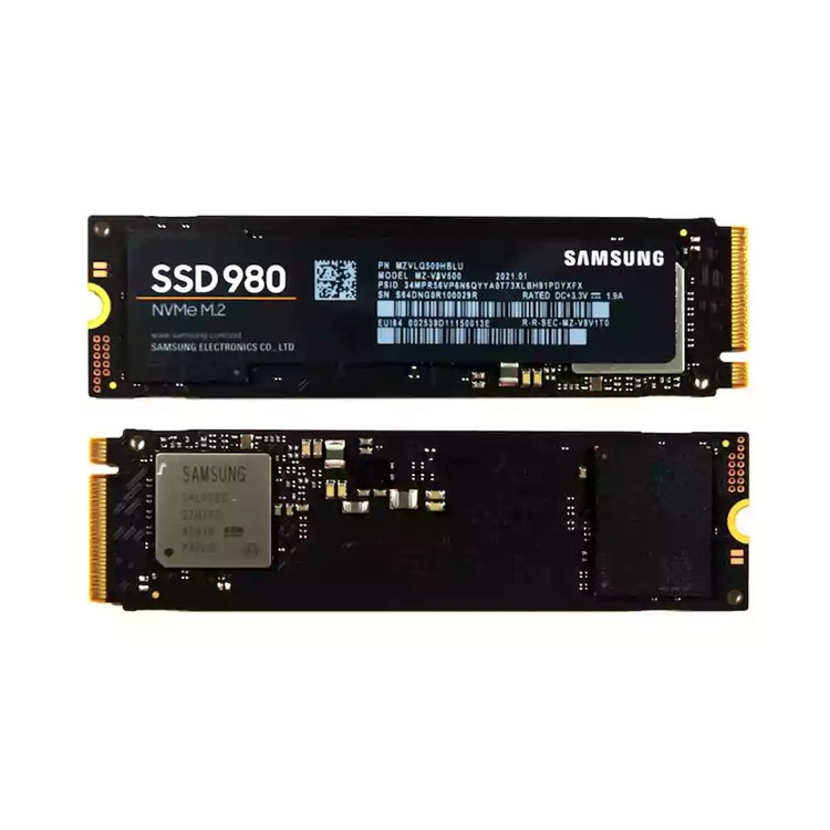 حافظه SSD اینترنال سامسونگ مدل 980 PCIe 3.0 NVMe M.2 2280 ظرفیت 500 گیگابایت