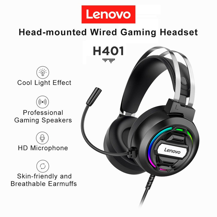هدفون گیمینگ لنوو مدل H401
