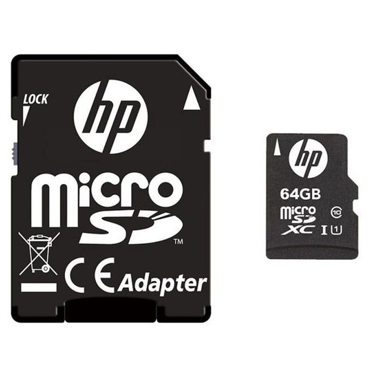 کارت حافظه 64 گیگ اچ پی MicroSDXC UHS-I mi210 100MB/S خشاب دار
