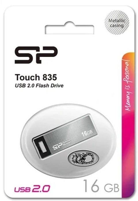فلش مموری سیلیکون پاور Touch 835 ظرفیت 16 گیگابایت