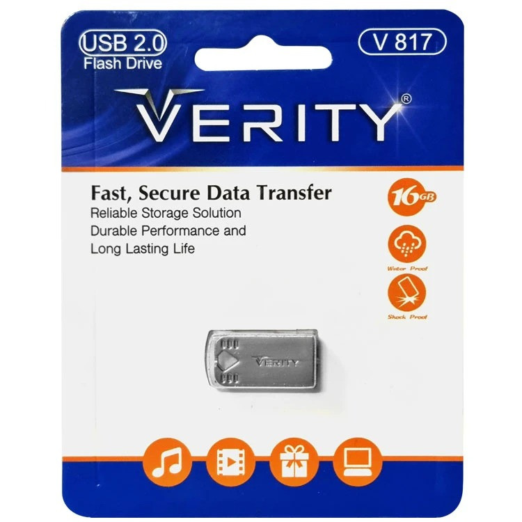 فلش مموری وریتی USB 2 مدل V817 ظرفیت ۱۶ گیگابایت